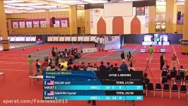 L.Keller v C.Gauvin – Compound Womens Bronze Final Ban