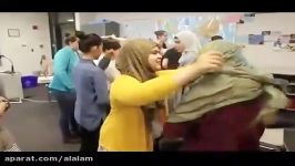 حجاب دختران امریکایی برای همبستگی مسلمانان