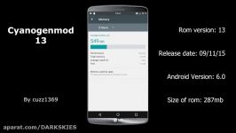 رام CyanogenMod 13.0 Nightlies  اندروید 6  برای d855