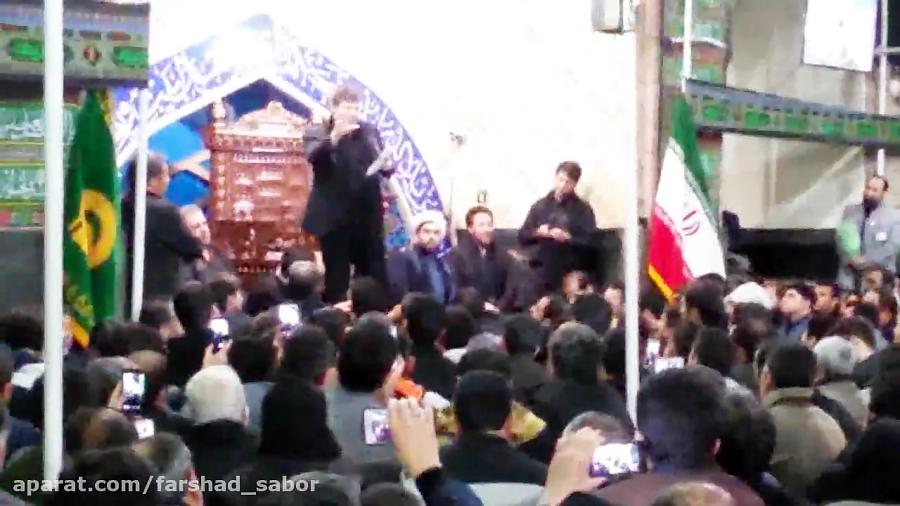 مراسم نوحه خوانی حاج نادر جوادی مشهد مقدس 94