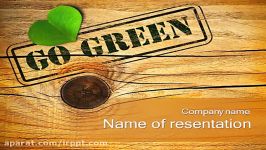 دانلود رایگان تم قالب پاورپوینت Green Concept