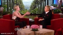 ellen scares miley cyrus