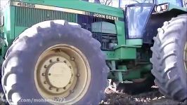 john deere 4955 with power harrow