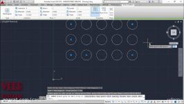 009 Rectangular Array آموزش پایه اتوکد2016 AutoCAD