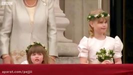 مراسم ازدواج بوسه سلطنتی انگلستان در مراسم عروسی