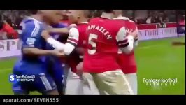 Chelsea vs Arsenal Fights Fouls Dives