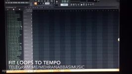 مهران عباسی  تغییر تمپو فایل های صوتی در FL Studio