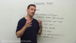 Classroom English Vocabulary  Expressions for Student