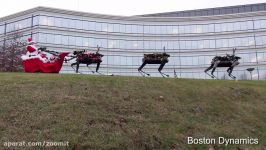 کالسکه بابانوئل روبات های بوستون داینامیکز  زومیت