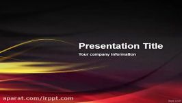 دانلود رایگان تم قالب پاورپوینت Hot PowerPoint