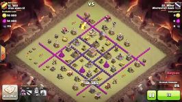 Clash of Clans  TH8  Mass Dragon  War 105 vs star wa