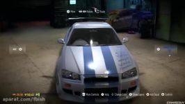 Paul Walker nissan skyline gtr in need for speed 2015