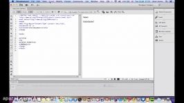 آموزش تصویری دریم ویور Dreamweaver  قسمت دوم