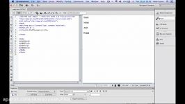 آموزش تصویری دریم ویور Dreamweaver  قسمت سوم