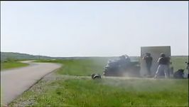 Hellfire Missile Hitting a Tank