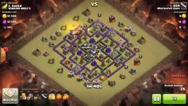 Clash of Clans  TH9  Full Hog  War 108 vs Iranian Wo