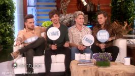 never have I ever with one direction ellen show