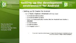 QtDD13  Bogdan Vatra  Step by step Qt on Android tuto