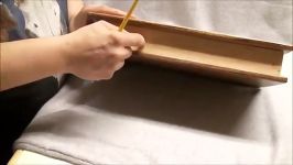 Wooden book art box