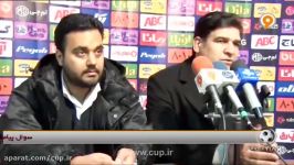 شب های فوتبالی؛ نشست خبری مربیان پدیده مشهد  پرسپولیس