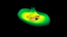 Black Holes Crash Merge in New Simulations