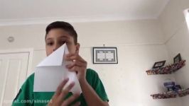 مهارت پرندهای کاغذی مدل ساده