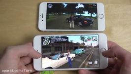 مقایسه گرافیك آیفون شش اس شش در gta liberty city