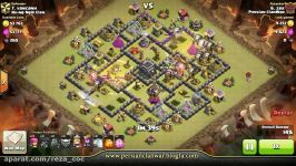 Clash of Clans  3 Stars Attack TH9  Lavaloon