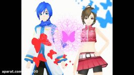 Meiko x Kaito butterfly on your right shoulder