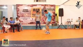 نیما آقابیگی آیتم روتین  قهرمانی فوتبال نمایشی ایران