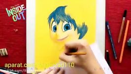 آموزش نقاشی شادی joy inside out