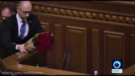 زد خورد در پارلمان اوکراین