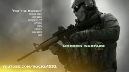 call of duty mw2 موسیقی منو