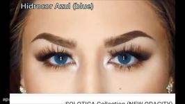 لنز رنگی سولوتیکا هیدروکور Azul  فروشگاه LensBartar.ir