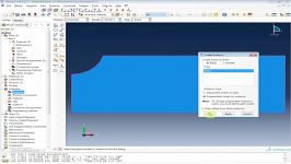 FEA  Abaqus tutorials  Rectagular notched strap analy