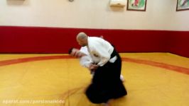 دفاع در مقابل چاقو در حالت خفت گیریwww.parsianaikido