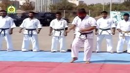 شیهان صیادی شکستن اجسام سخت کیوکوشین کاراته