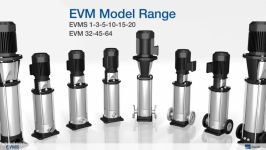 پمپ های طبقاتی جدید مدل EVMS ابارا EBARA NEW EVMS MODEL