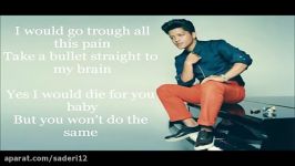 Bruno Mars  Lyrics