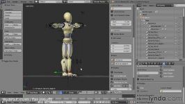 دانلود آموزش Rigging یک کاراکتر انسانی در Blender...