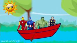 Marvel AVENGERS  Row Row Row Your Boat
