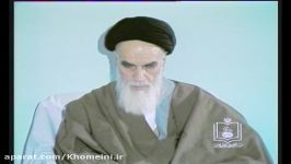 سخنرانی آیت الله خامنه ای در محضر امام