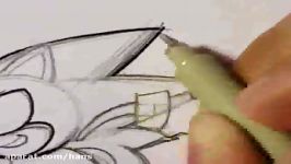 How I Draw Sonic the Hedgehog  Inking