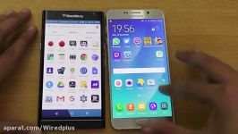 Blackberry Priv Vs Galaxy Note5 speed