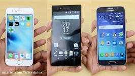 xperia z5 vs iphone 6s vs Galaxy s6 fingerprint speed t