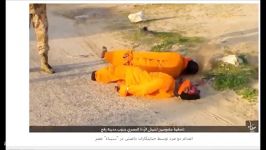 داعش اعدام 2 نفر به جرم جاسوسی در سینای مصر سوریه