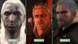 The Witcher vs.The Witcher 2 vs. The Witcher 3 graphics