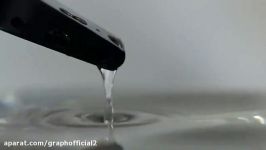 صحنه آهسته برخورد قطره آب سطح آب the slow mo guys