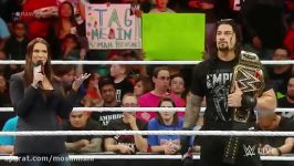 Roman Reigns doesnt back down to the McMahon family R