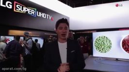 تلویزیون SUPER UHD ال جی در CES 2016